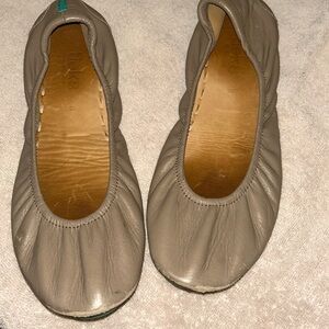 Tieks taupe ballet flats